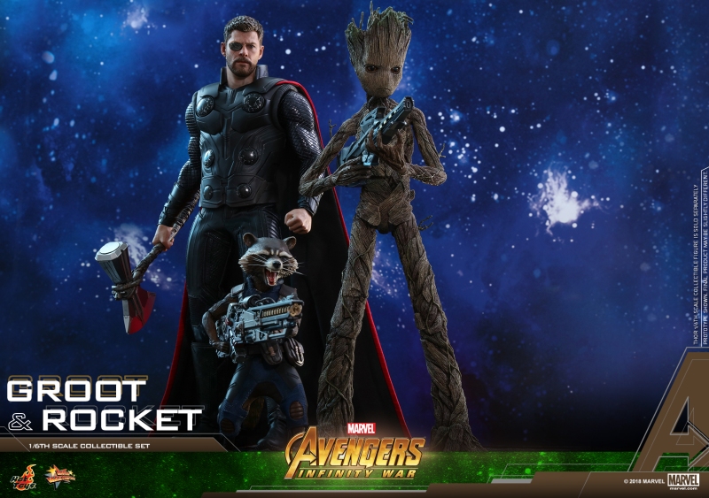 Hot Toys - AIW - Groot & Rocket collectible set_PR18