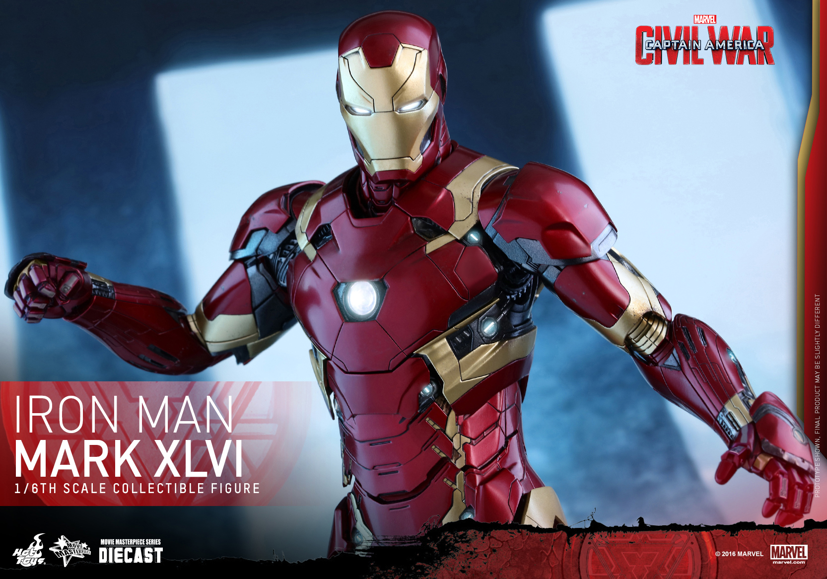 iron man mark 46 civil war hot toys